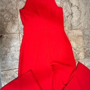 Vince Camuto Red Jumpsuit